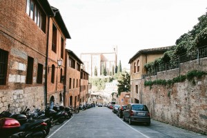 siena italy streets basilica
